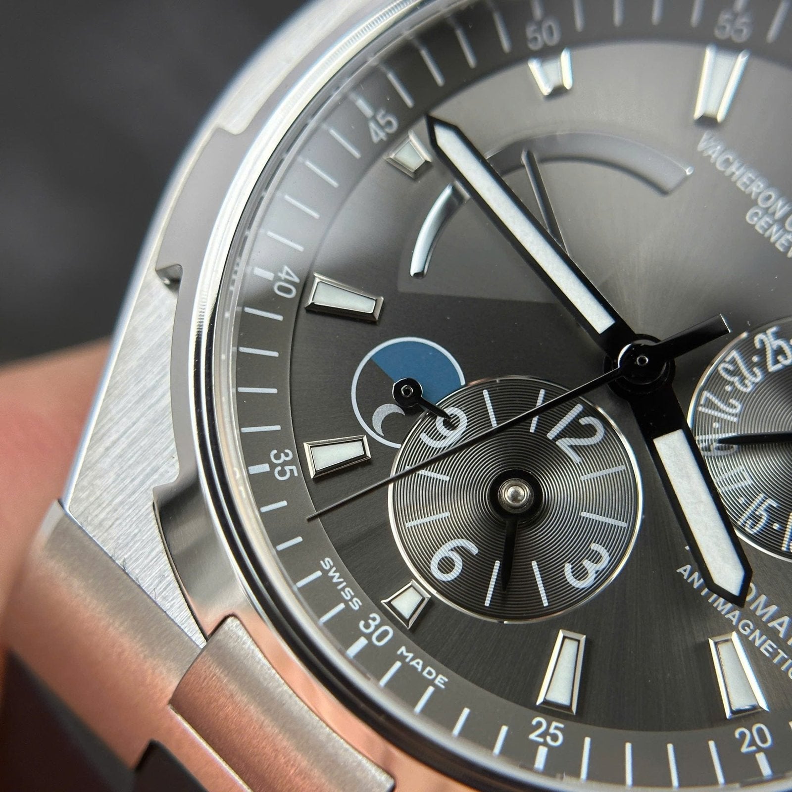 Vacheron Constantin Watch Overseas Dual Time 47450 Gray 42mm