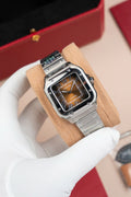 Cartier Santos WSA0065 Watch Women Dial Brown 35mm