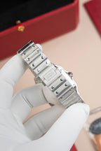 Cartier Santos WSA0065 Watch Women Dial Brown 35mm