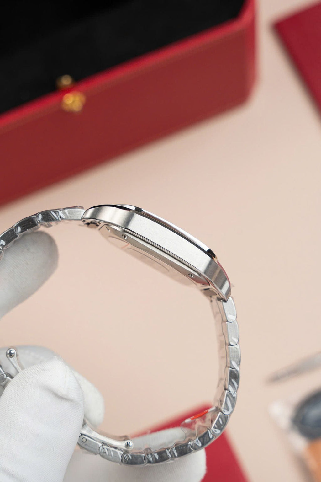 Cartier Santos WSA0065 Watch Women Dial Brown 35mm