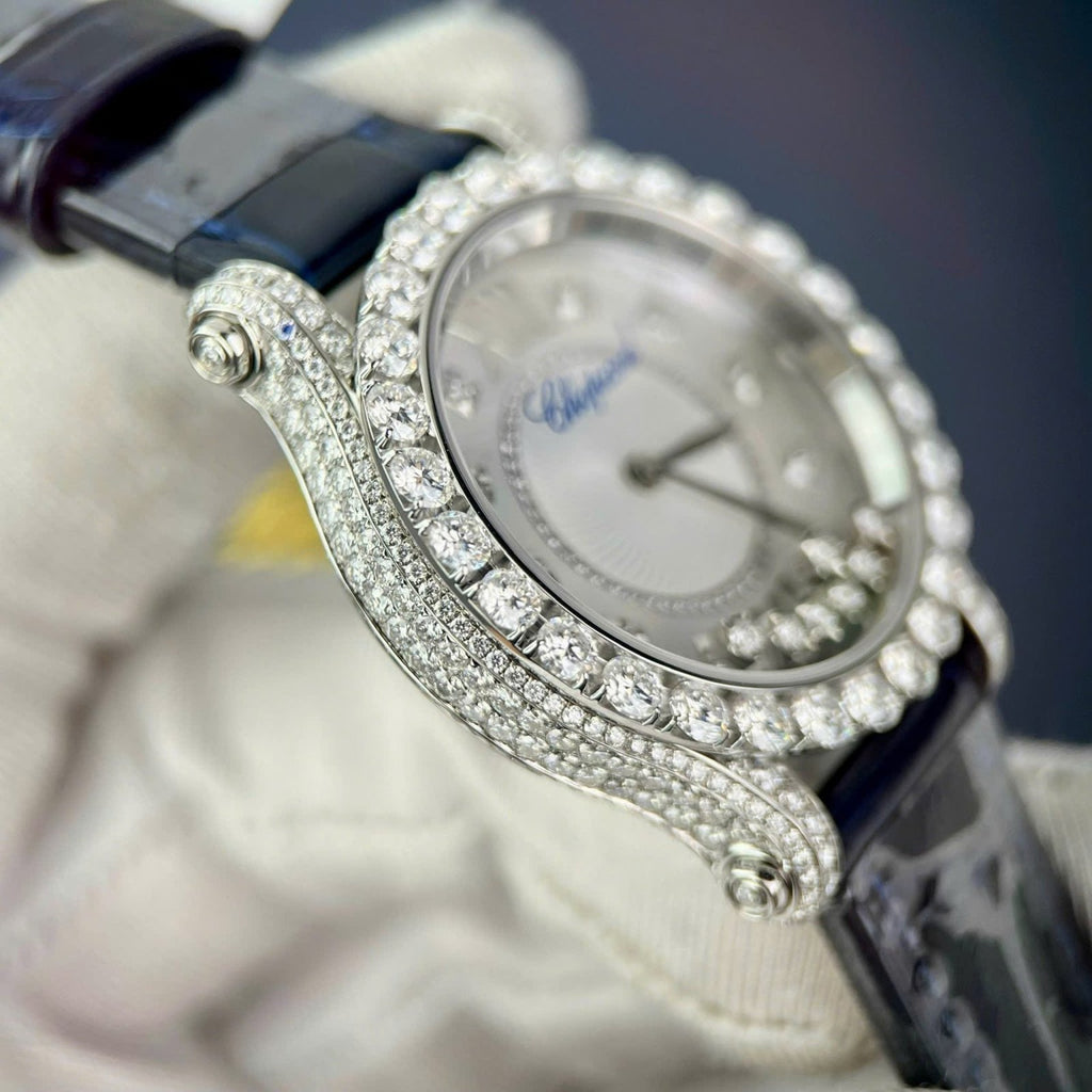 Chopard Women Watch Diamonds Moissanite 34mm