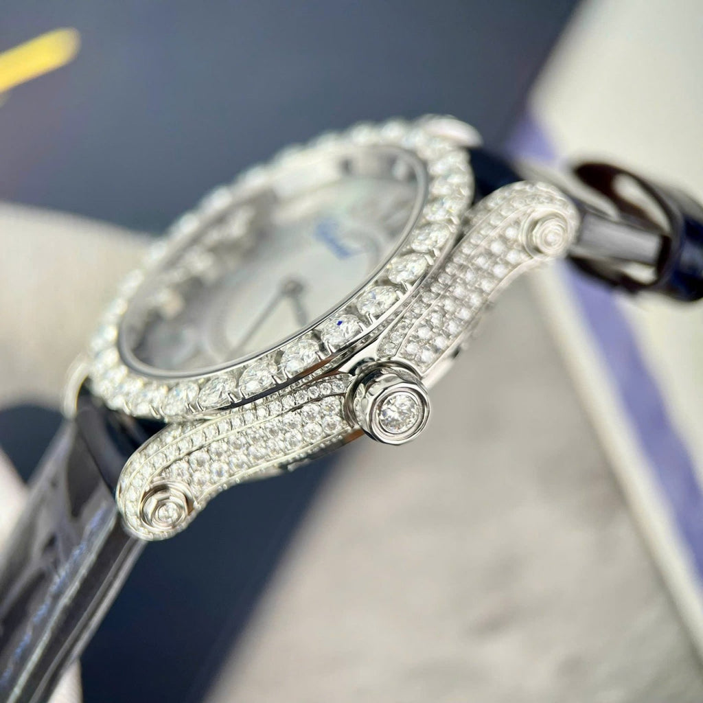 Chopard Women Watch Diamonds Moissanite 34mm