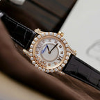 Chopard Happy Sport 274809 Watch 18K Gold Wrapped + Diamonds Moissanite 36mm