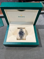 Rolex Watch Date Just Womens Black Dial 31mm