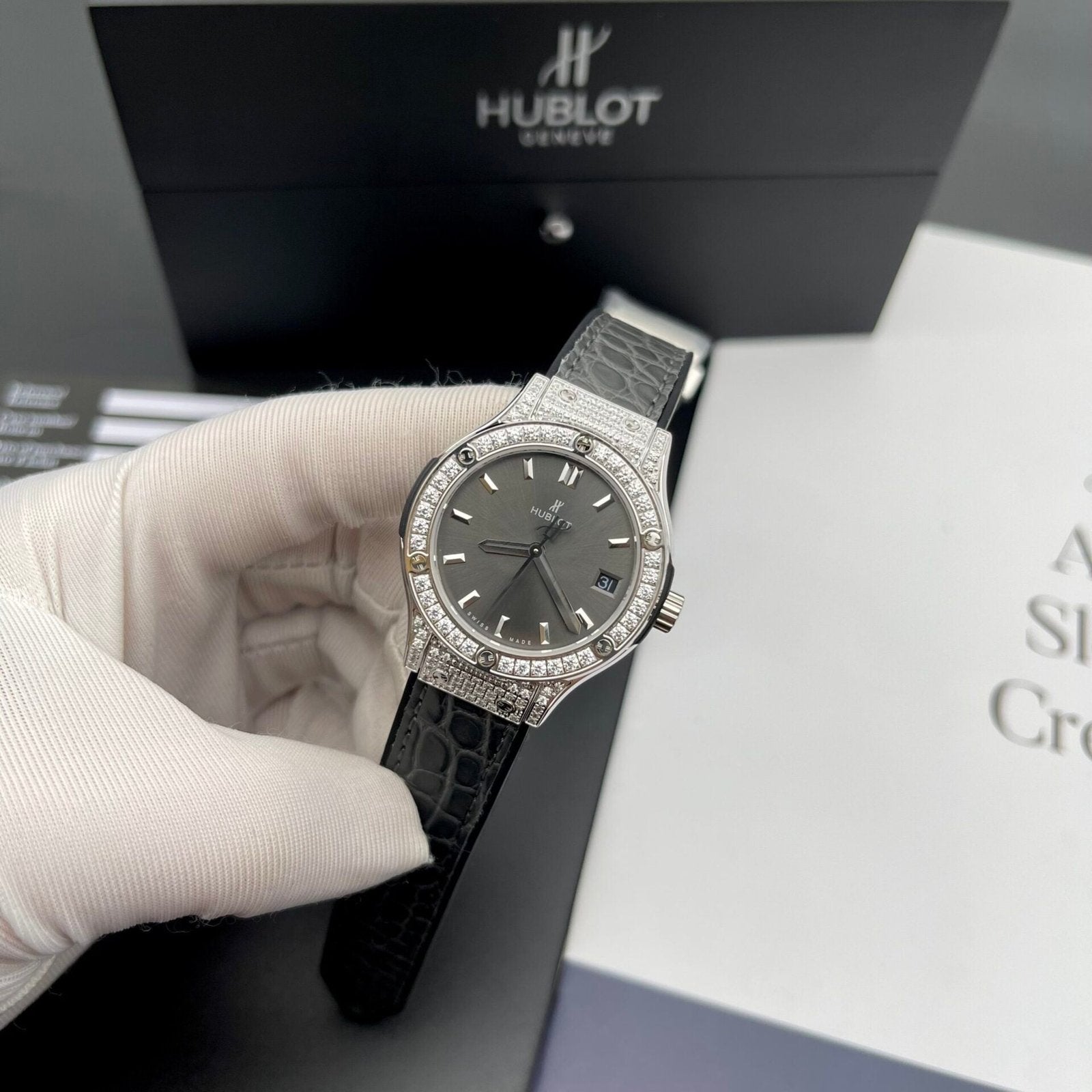 Hublot  Watch Classic Fusion Womens Gray Dial 33mm