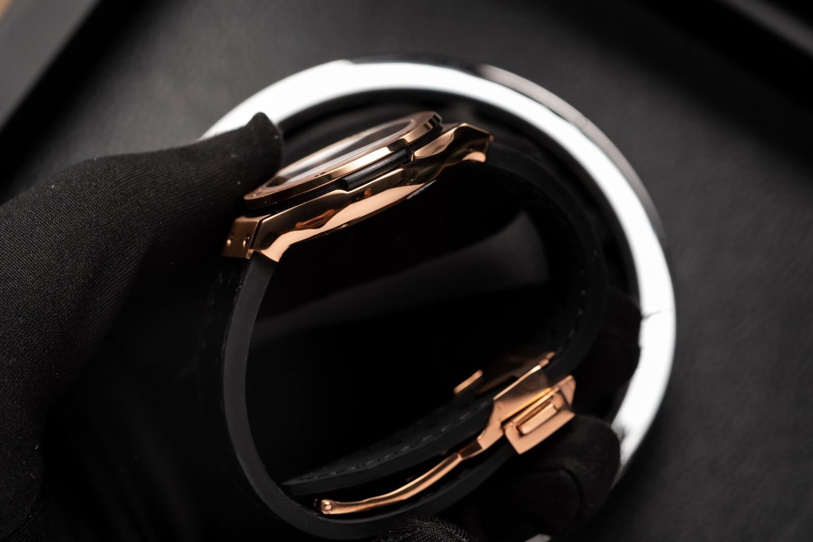 Hublot Watch Classic Fusion King Gold Leather Strap 33mm
