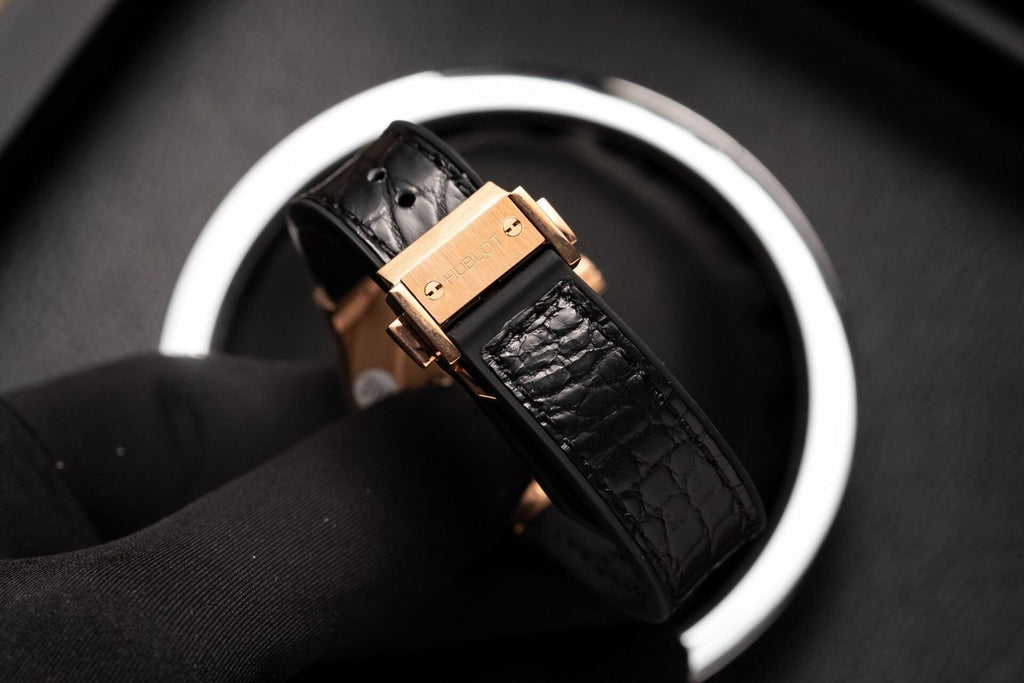 Hublot Watch Classic Fusion King Gold Leather Strap 33mm