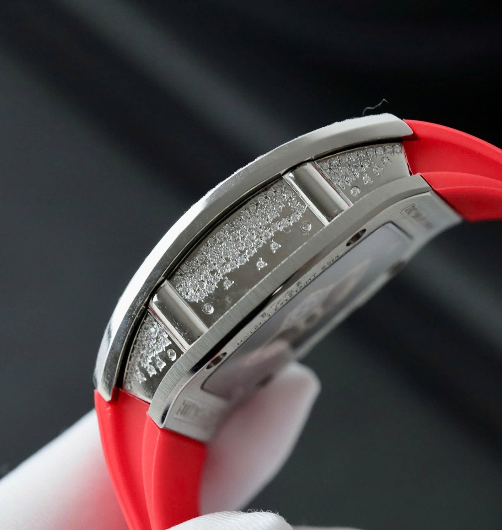 Richard Mille RM007 Red Watch Diamond Moissanite 36mm