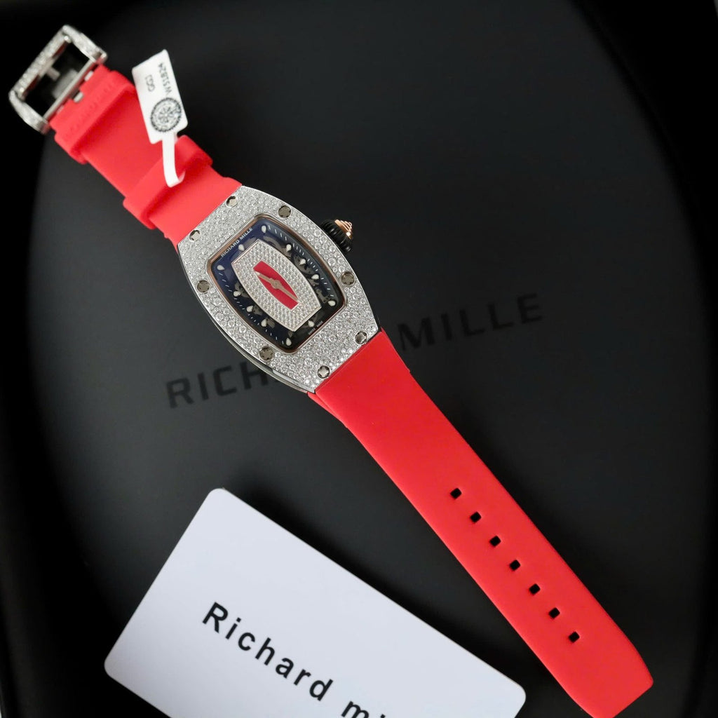 Richard Mille RM007 Red Watch Diamond Moissanite 36mm