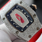Richard Mille RM007 Red Watch Diamond Moissanite 36mm