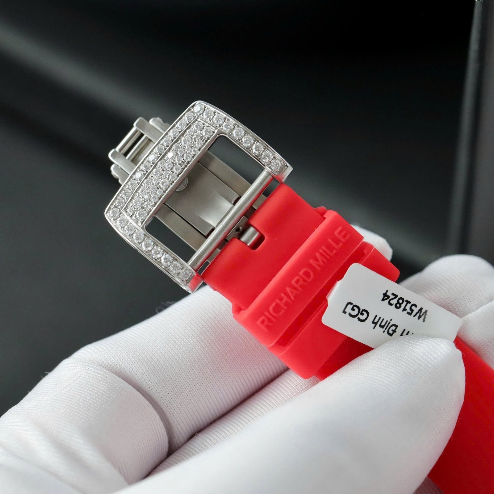 Richard Mille RM007 Red Watch Diamond Moissanite 36mm
