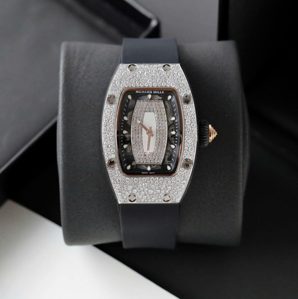 Richard Mille RM007 Watch Full Diamonds Moissanite  36mm