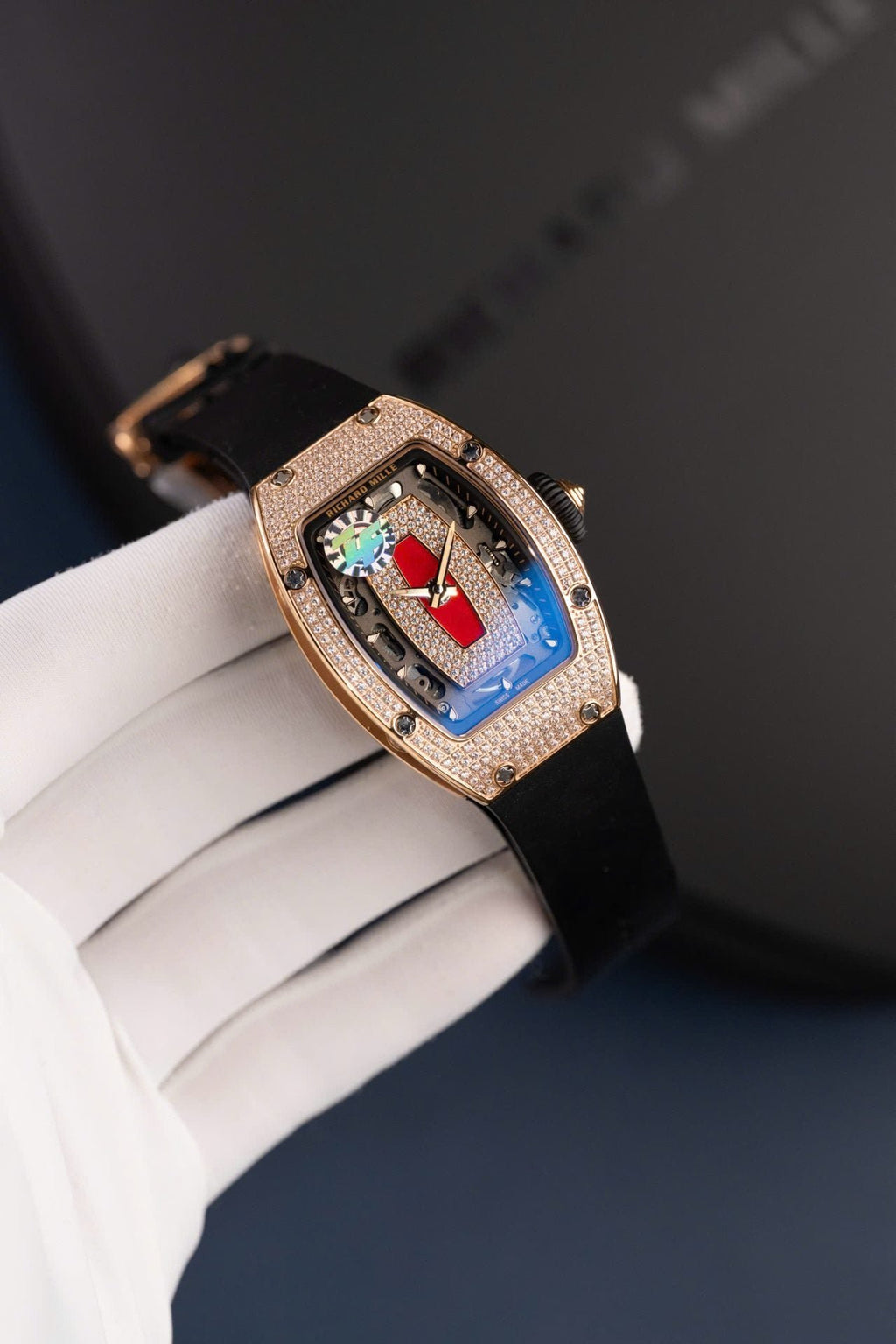 Richard Mille RM07-01 Rose Gold Watch Automatic Movement 36mm