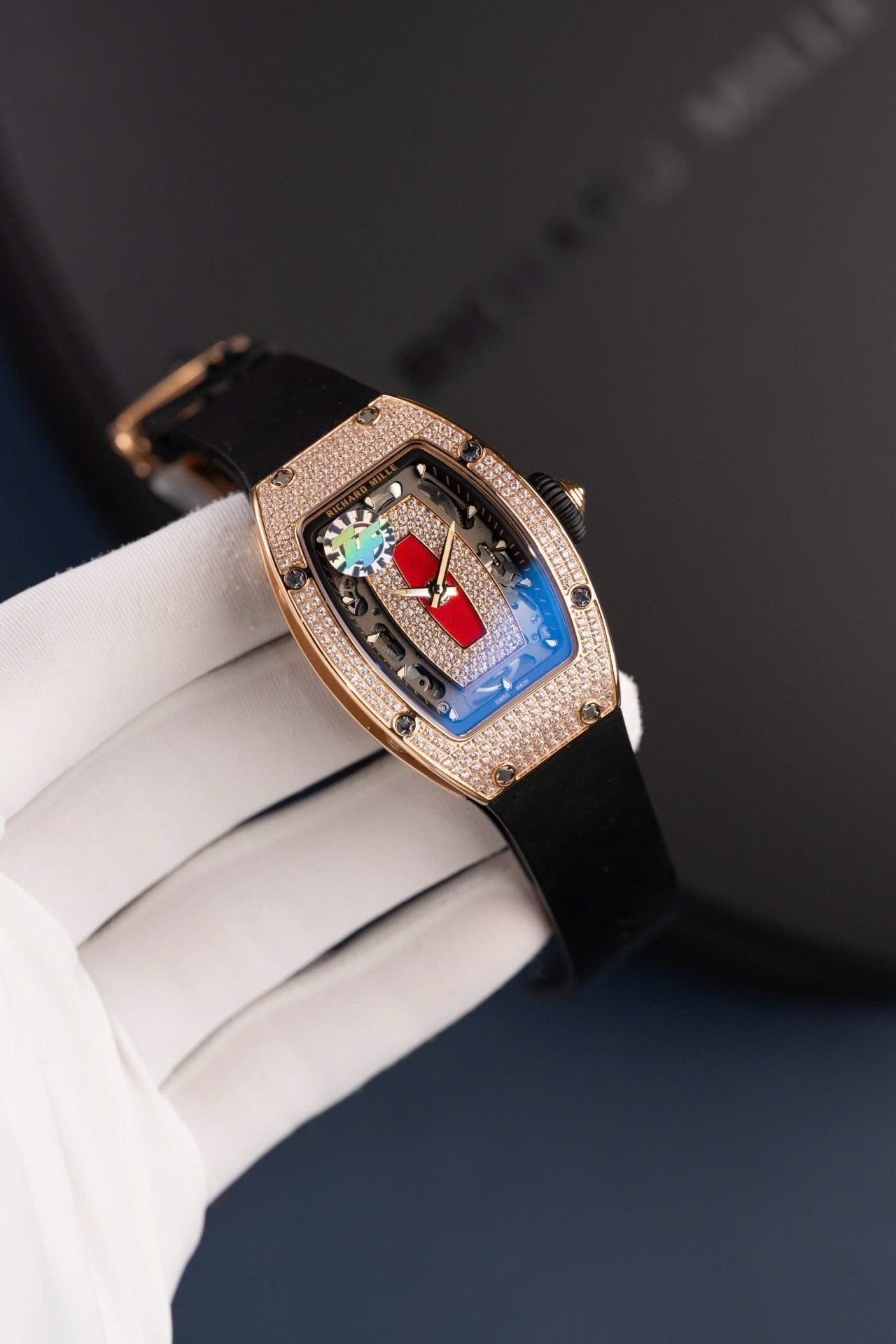 Richard Mille RM07-01 Rose Gold Watch Automatic Movement 36mm
