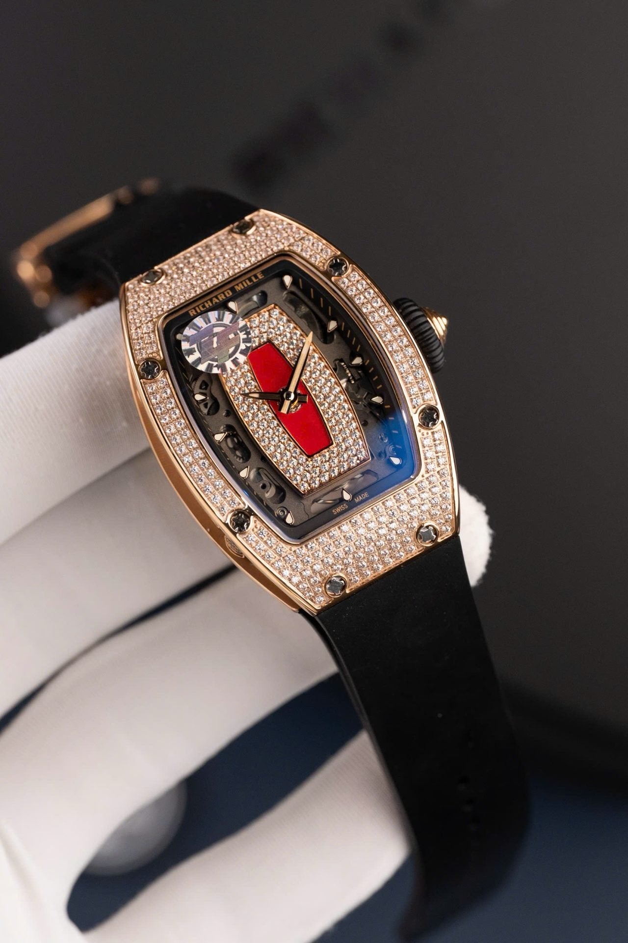 Richard Mille RM07-01 Rose Gold Watch Automatic Movement 36mm