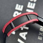 Richard Mille Watch RM07-01 Red Carbon Rubber Strap 32x46mm