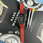 Richard Mille Watch RM07-01 Black Carbon Rubber Strap 32x46mm