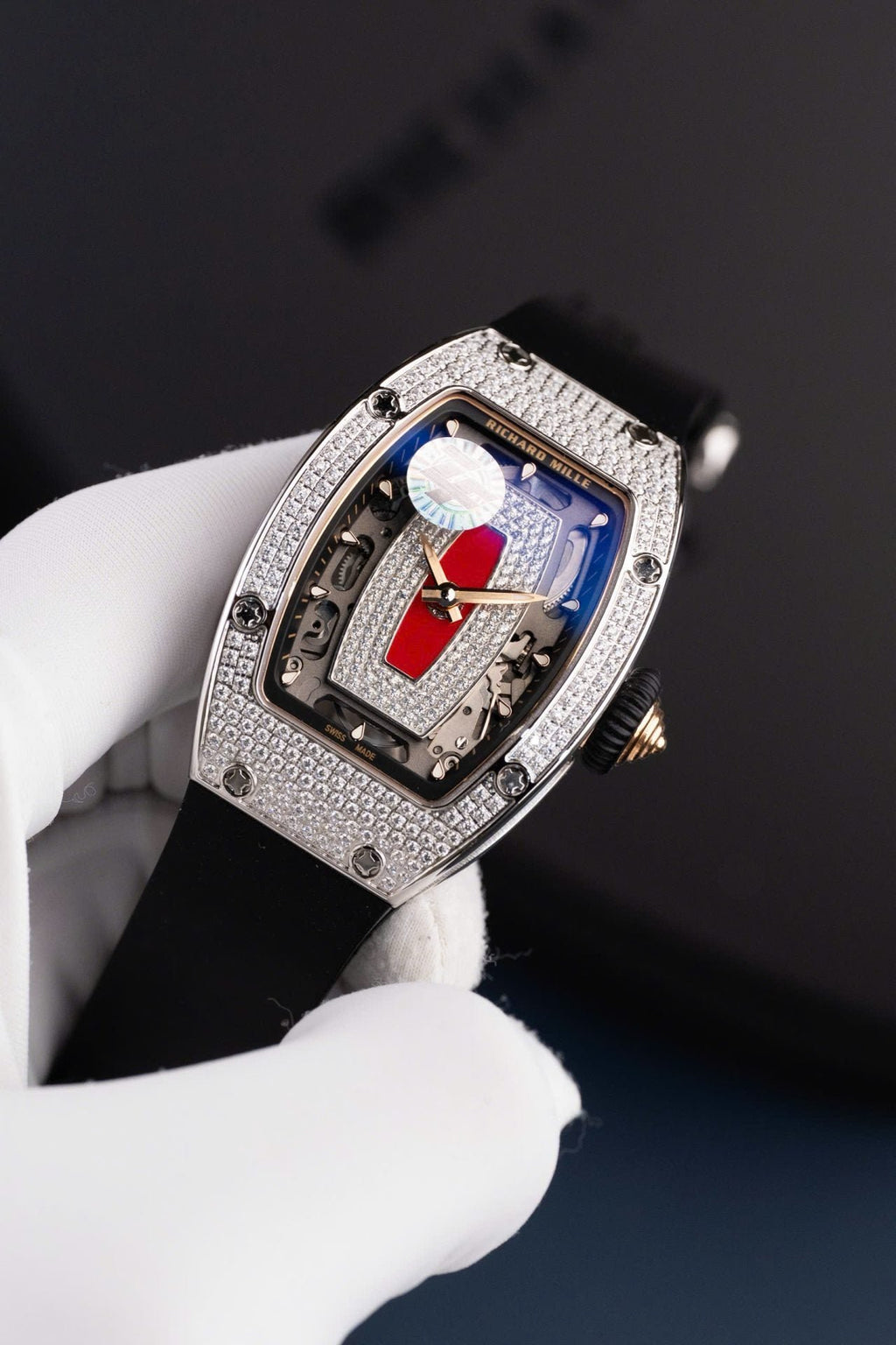Richard Mille RM07-01 Watch Women’s Automatic Movement Rubber Strap 36mm