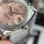 Rolex DateJust Watch Women Dial Pink Jubilee Strap 31mm