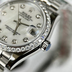 Rolex DateJust Watch Jubilee Strap With Mother of Pearl Dial 31mm