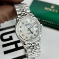 Rolex DateJust Watch Jubilee Strap With Mother of Pearl Dial 31mm