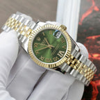 Rolex DateJust Women Watch Demi Yellow Gold Jubilee Strap 31mm
