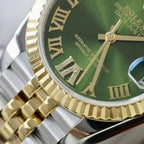 Rolex DateJust Women Watch Demi Yellow Gold Jubilee Strap 31mm