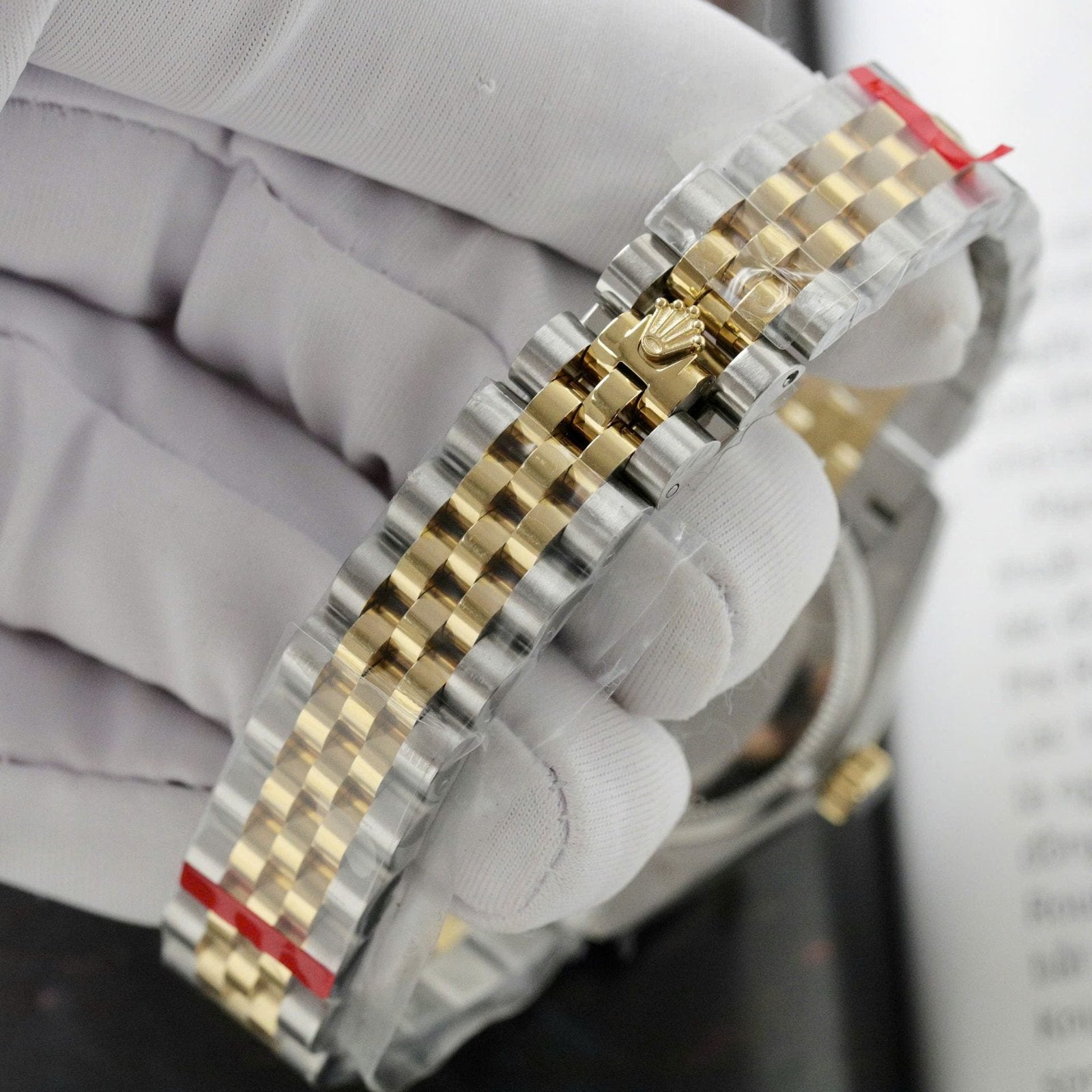 Rolex DateJust Women Watch Demi Yellow Gold Jubilee Strap 31mm