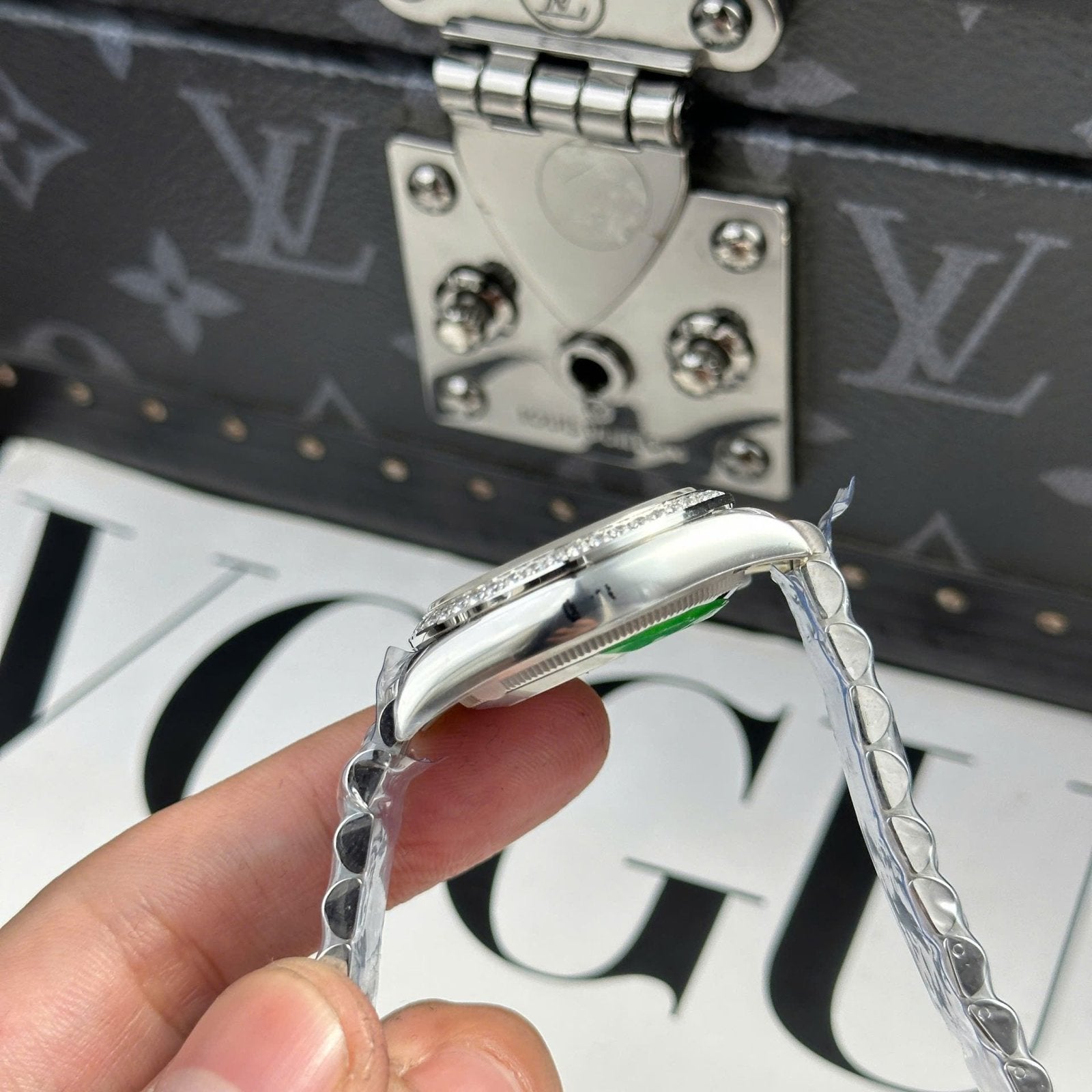 Rolex DateJust Watch Women Dial Pink Automatic Movement 31mm