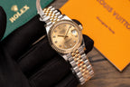 Rolex Date Just Watch Gold Wrapped Jubilee Strap 31mm