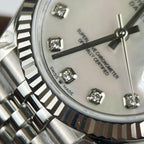 Rolex DateJust Watch Mother of Pearl Dial Jubilee Strap 31mm