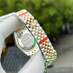 Rolex DateJust Watch Mother Of Pearl Dial With Stone Bezel 31mm