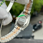 Rolex DateJust Watch Mother Of Pearl Dial With Stone Bezel 31mm