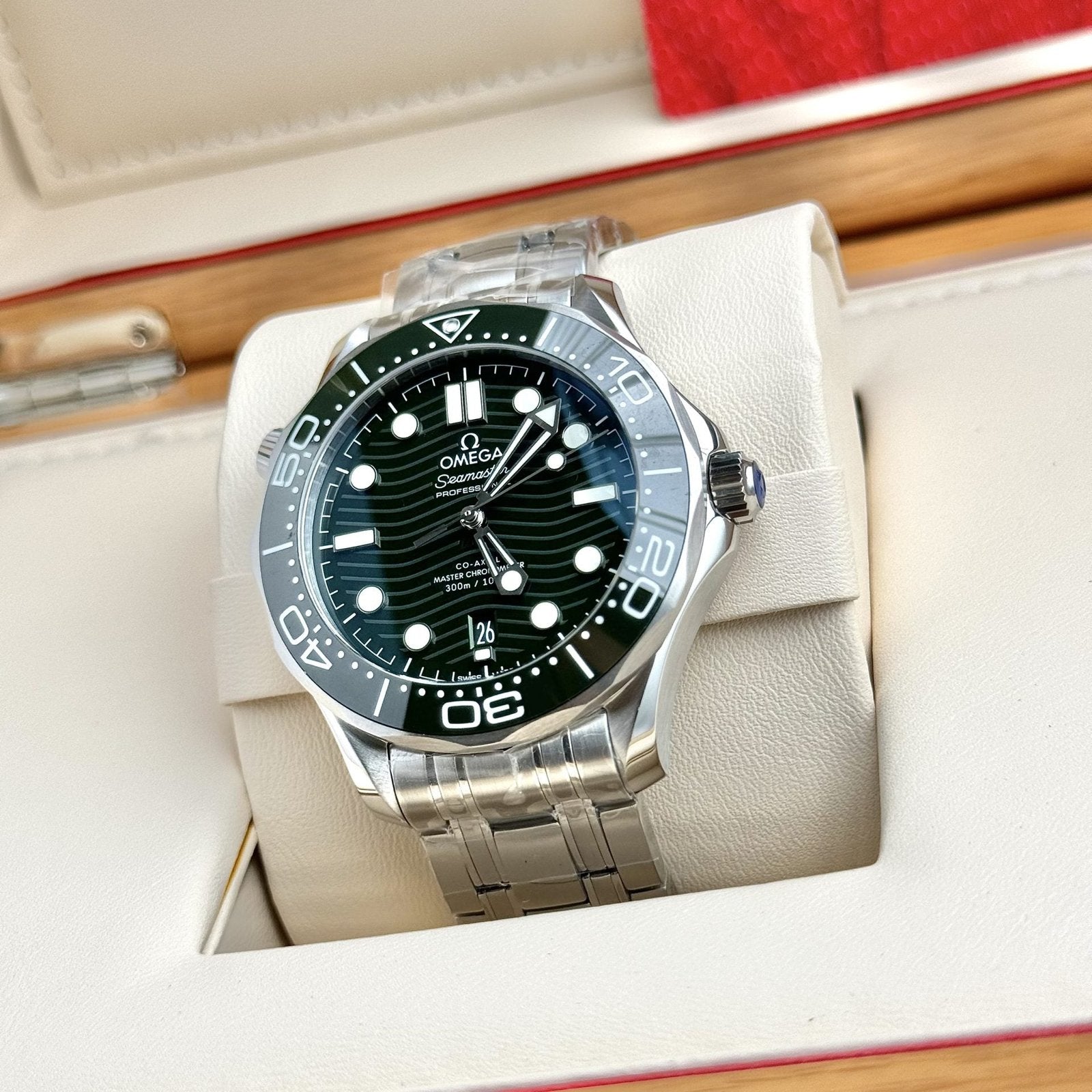 Omega Watch Seamaster Diver 300M Dial Green 42mm