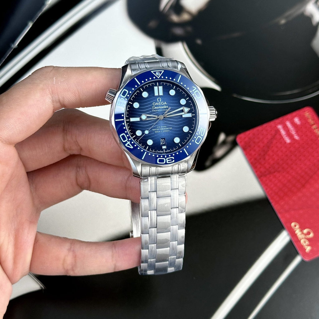 Omega Watch Seamaster Summer Blue Dial 42mm
