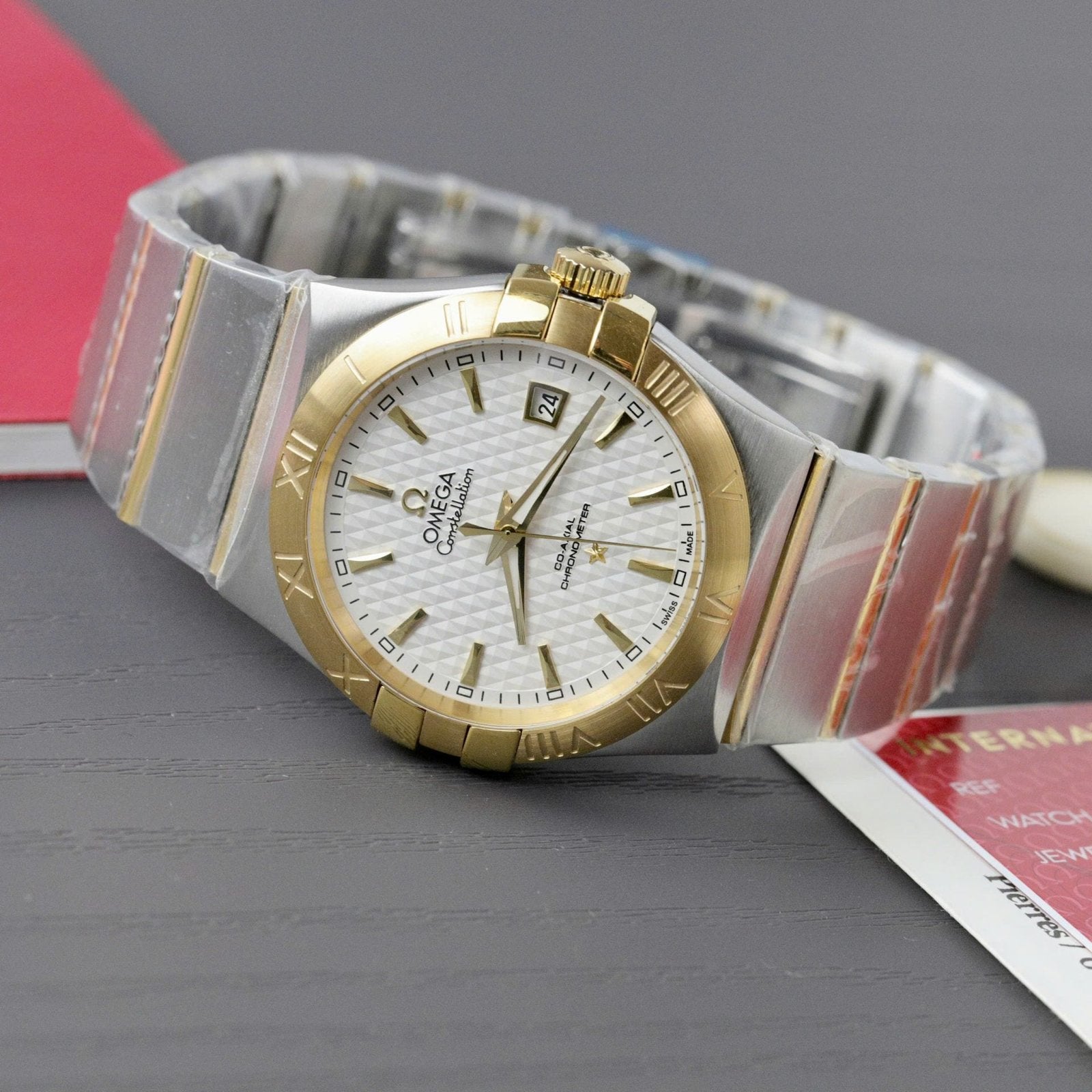 Omega Constellation Co-Axial Watch Metal Wire 38mm