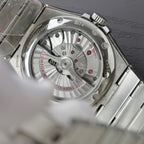 Omega Constellation Co-Axial Watch White Dial Metal Strap 38mm