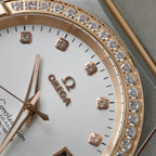 Omega Constellation Co-Axial Watch White Dial Metal Strap 38mm