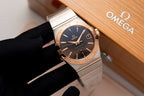 Omega Constellation Brown Dial Watch 38mm