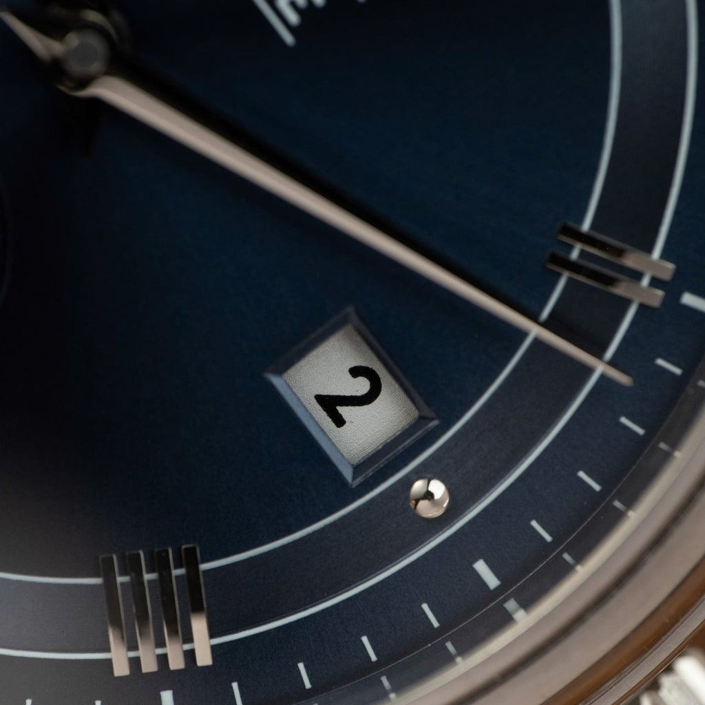 Omega De Ville Prestige Power Reserve Watch Dial Blue Leather Strap 39.5mm