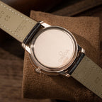 Omega De Ville Prestige Power Reserve Watch Brown Leather Strap 39.5mm