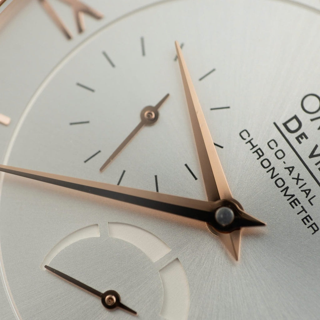 Omega De Ville Prestige Power Reserve Watch Brown Leather Strap 39.5mm