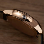 Omega De Ville Prestige Power Reserve Watch Brown Leather Strap 39.5mm