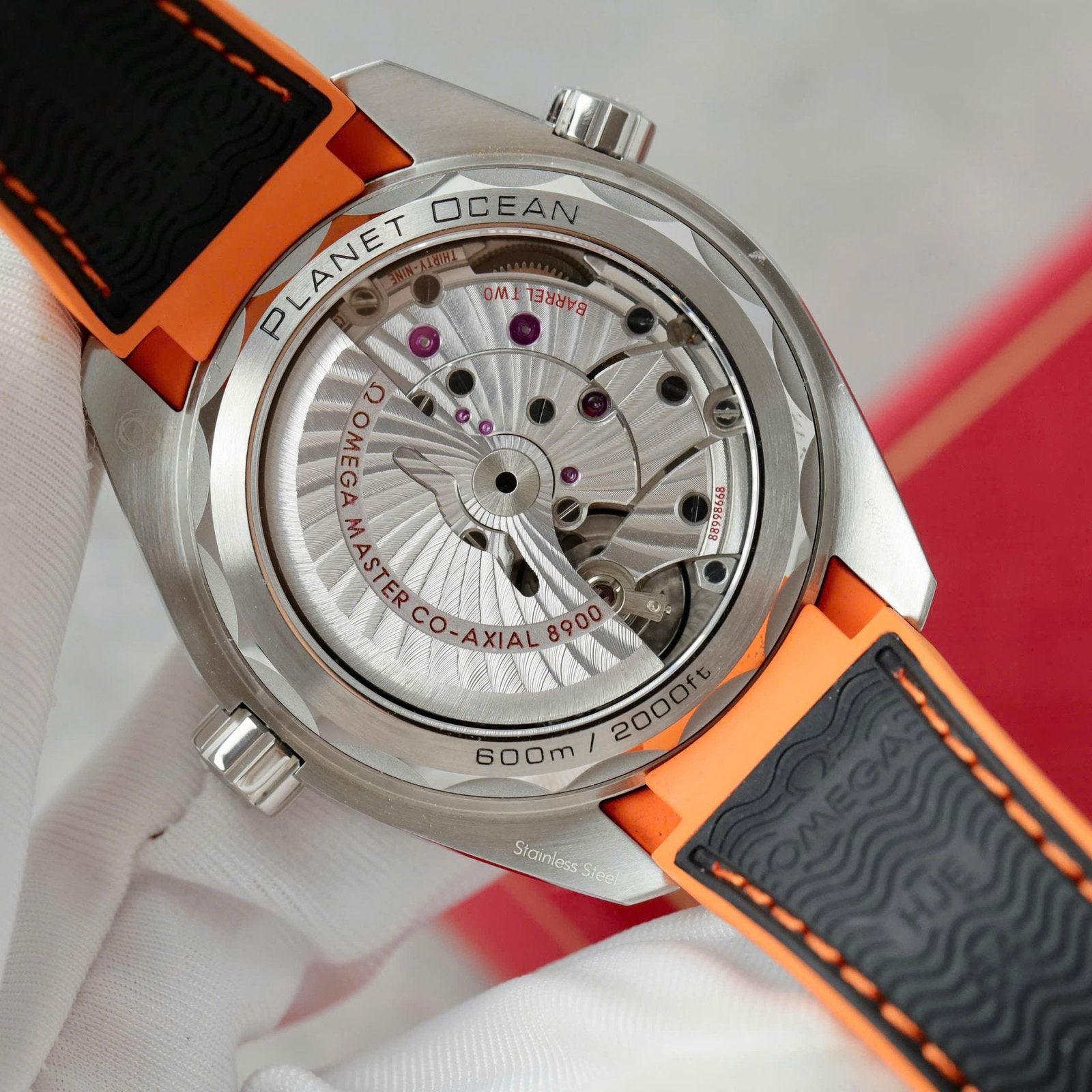Omega Planet Ocean 600M Watch Rubber Strap 43.5mm