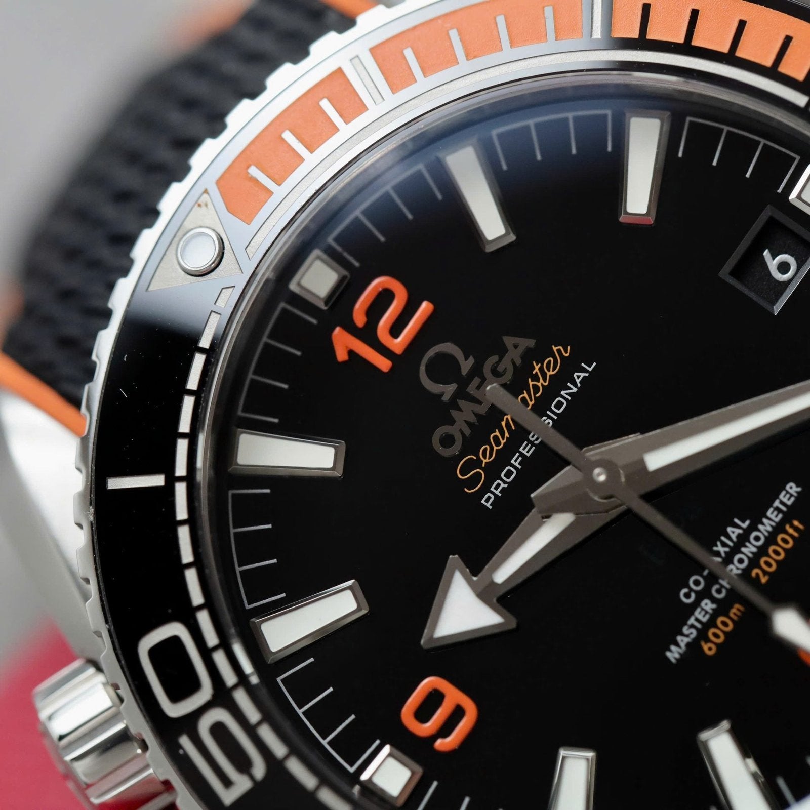 Omega Planet Ocean 600M Watch Rubber Strap 43.5mm