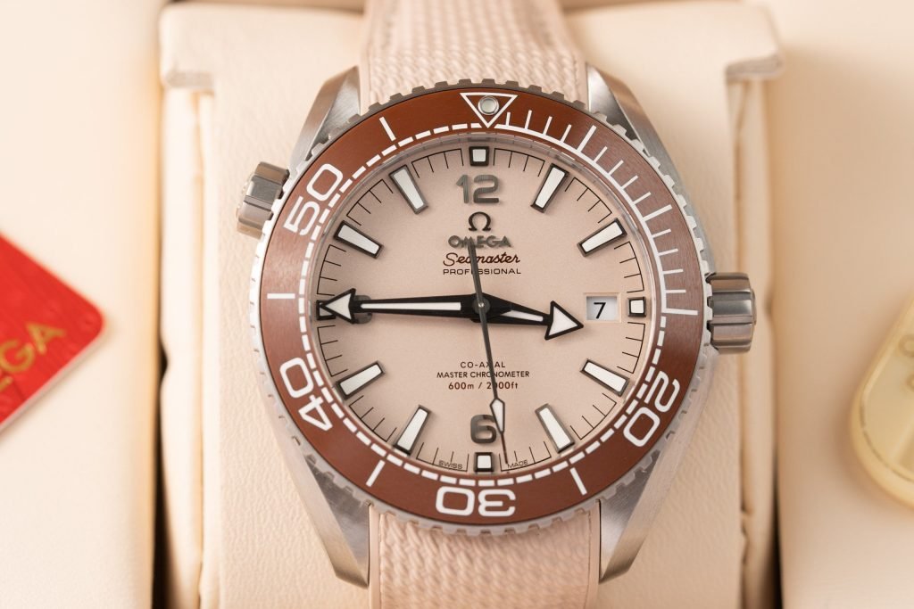 Omega Watch Planet Ocean 600M Dial Light Pink 43.5mm