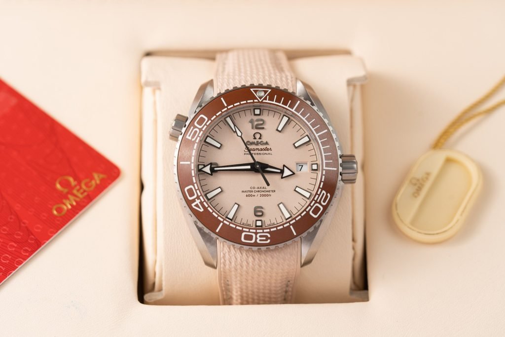 Omega Watch Planet Ocean 600M Dial Light Pink 43.5mm