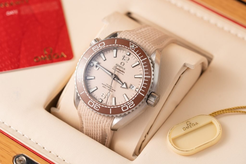 Omega Watch Planet Ocean 600M Dial Light Pink 43.5mm