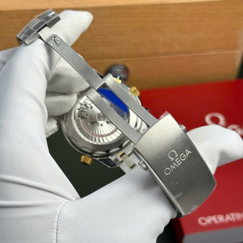 Omega Watch Seamaster Diver 300M Chronograph Dial Blue 44mm