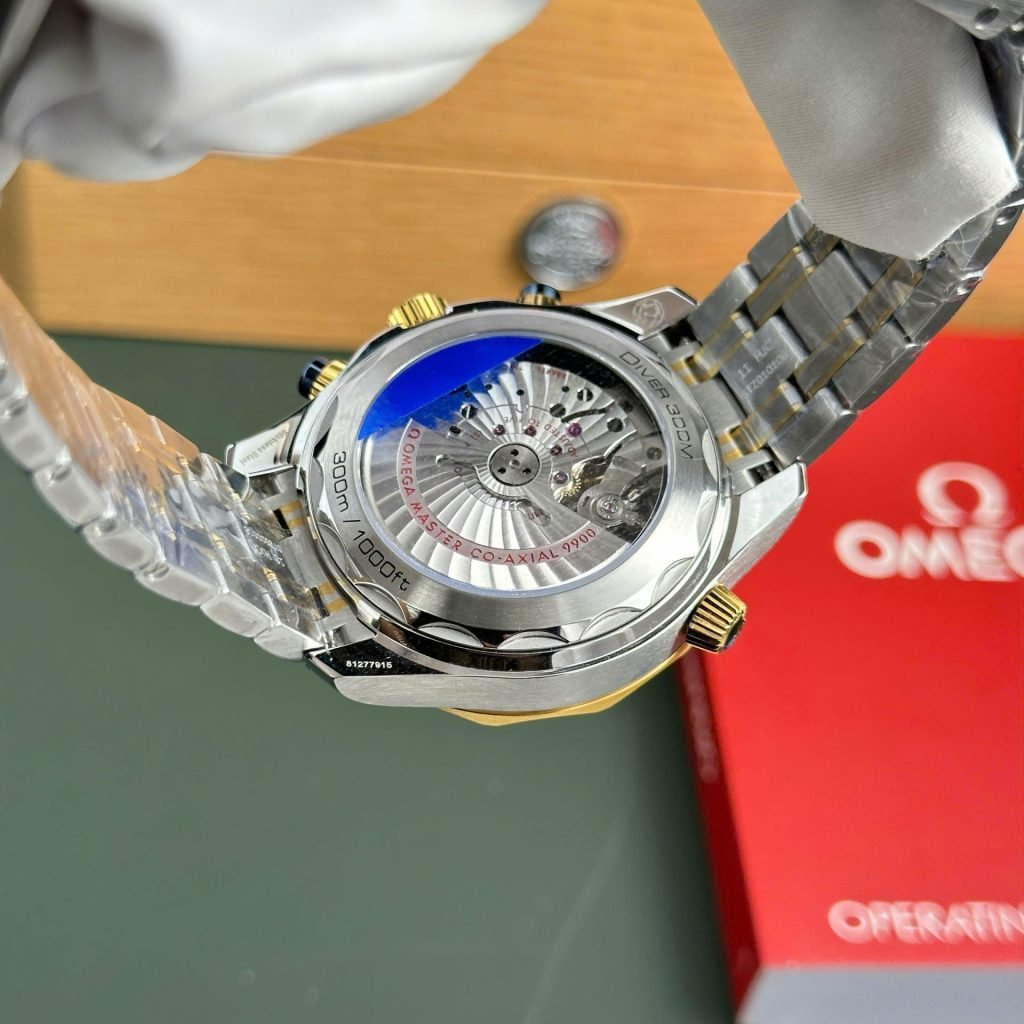 Omega Watch Seamaster Diver 300M Chronograph Dial Blue 44mm